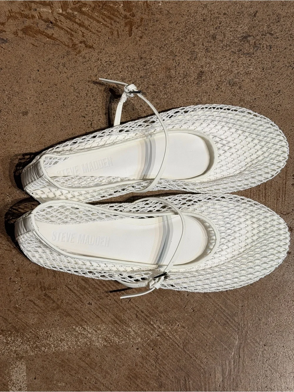 Steve Madden Mesh Mary Jane Flats
